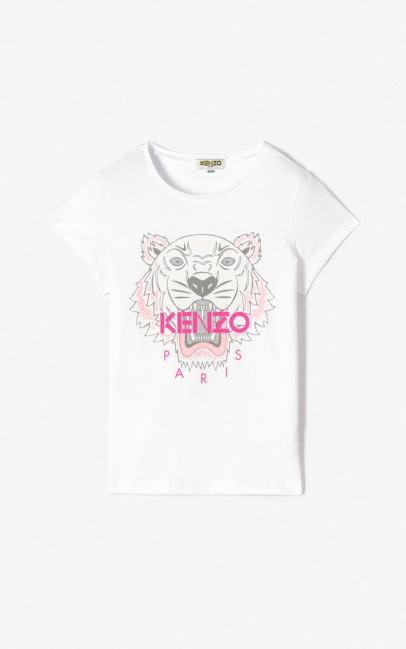 Kenzo Kids Tiger T-shirt White